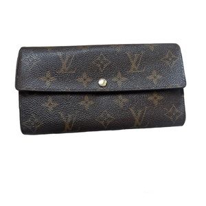 Louis Vuitton Sarah women’s long monogram wallet